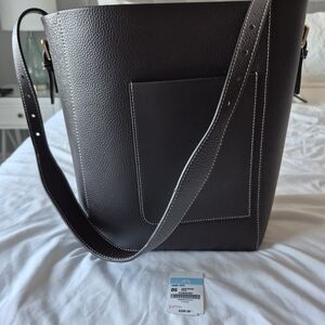 J McLaughlin Dark Brown Tote Bag-NWT